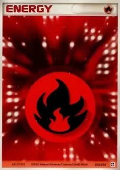 Pokémon-Karte Fire Energy R012