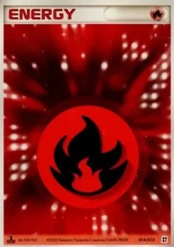 Pokémon-Karte Fire Energy R014