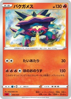 Pokémon-Karte Turtonator (Mirror Holofoil) 005/000