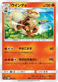 Pokémon-Karte Arcanine 015/000