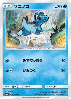 Pokémon-Karte Totodile 024/000