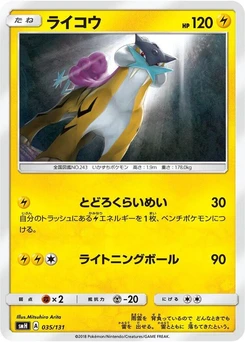 Pokémon-Karte Raikou 035/000