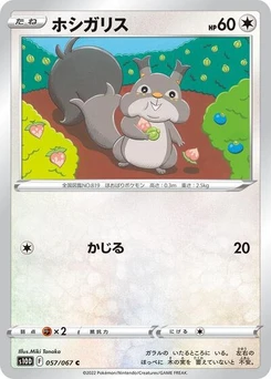 Pokémon-Karte Skwovet 057/067
