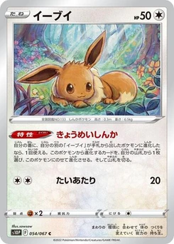 Pokémon-Karte Eevee 054/067