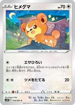 Pokémon-Karte Teddiursa 055/067