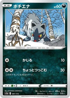Pokémon-Karte Poochyena 081/172