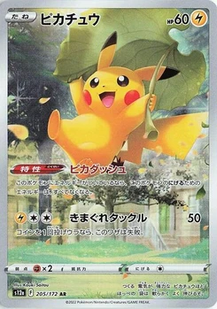 Pokémon-Karte Pikachu 205/172