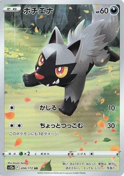 Pokémon-Karte Poochyena 208/172
