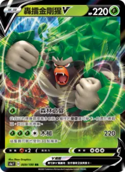 Pokémon-Karte Rillaboom V 009/190