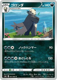Pokémon-Karte Pangoro 051/069