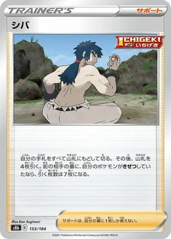 Pokémon-Karte Bruno 153/184