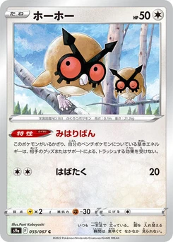 Pokémon-Karte Hoothoot 055/067