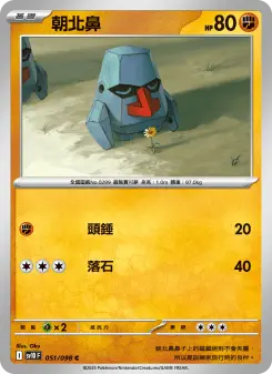 Pokémon-Karte Nosepass 051/098