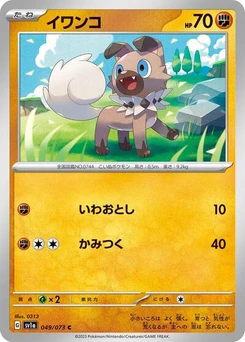 Pokémon-Karte Rockruff 049/073