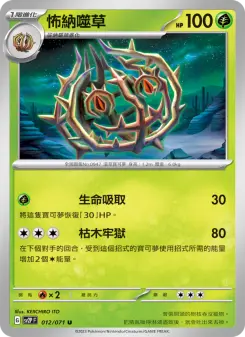 Pokémon-Karte Brambleghast 012/071