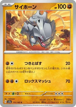 Pokémon-Karte Rhyhorn 111/165