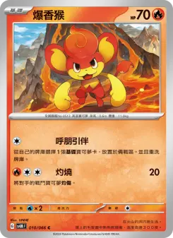 Pokémon-Karte Pansear 010/066