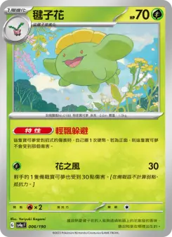 Pokémon-Karte Skiploom 006/190