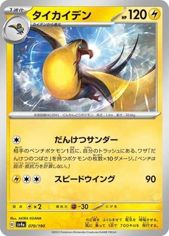 Pokémon-Karte Kilowattrel 070/190