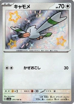 Pokémon-Karte Wingull 311/190
