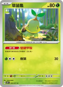 Pokémon-Karte Turtwig 003/071