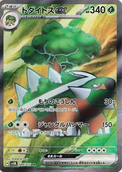 Pokémon-Karte Torterra ex 084/071