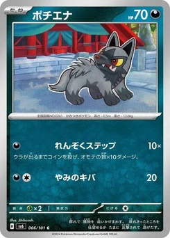 Pokémon-Karte Poochyena 066/101