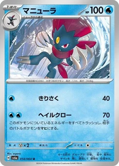 Pokémon-Karte Weavile 014/064