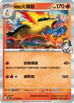 Pokémon-Karte Ethan's Typhlosion 017/063
